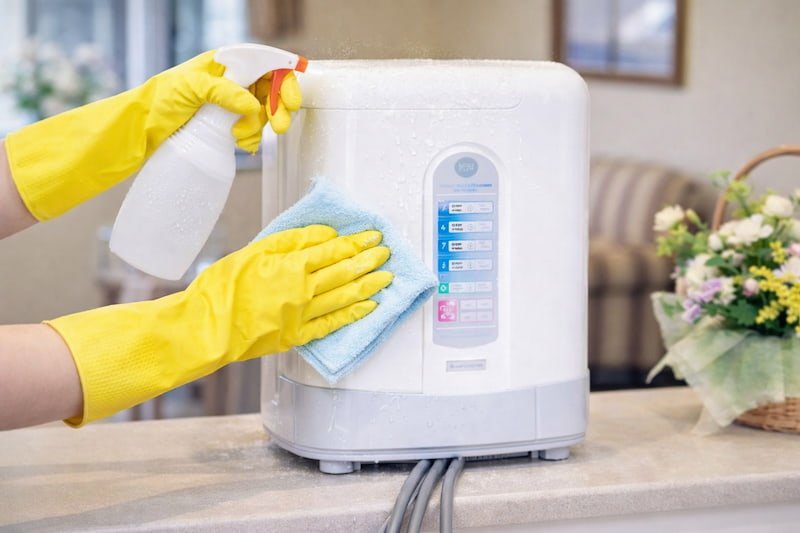 Vệ sinh máy lọc nước ion kiềm TRIM ION TI-8000